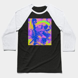 Neon Skulls Baseball T-Shirt